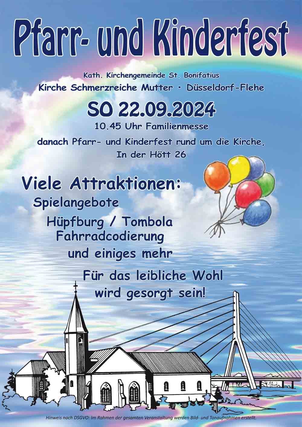 Pfarr- und Kinderfest  in Flehe (c) OA Flehe der kath. Kirchengemeinde St. Bonifatius Düsseldorf