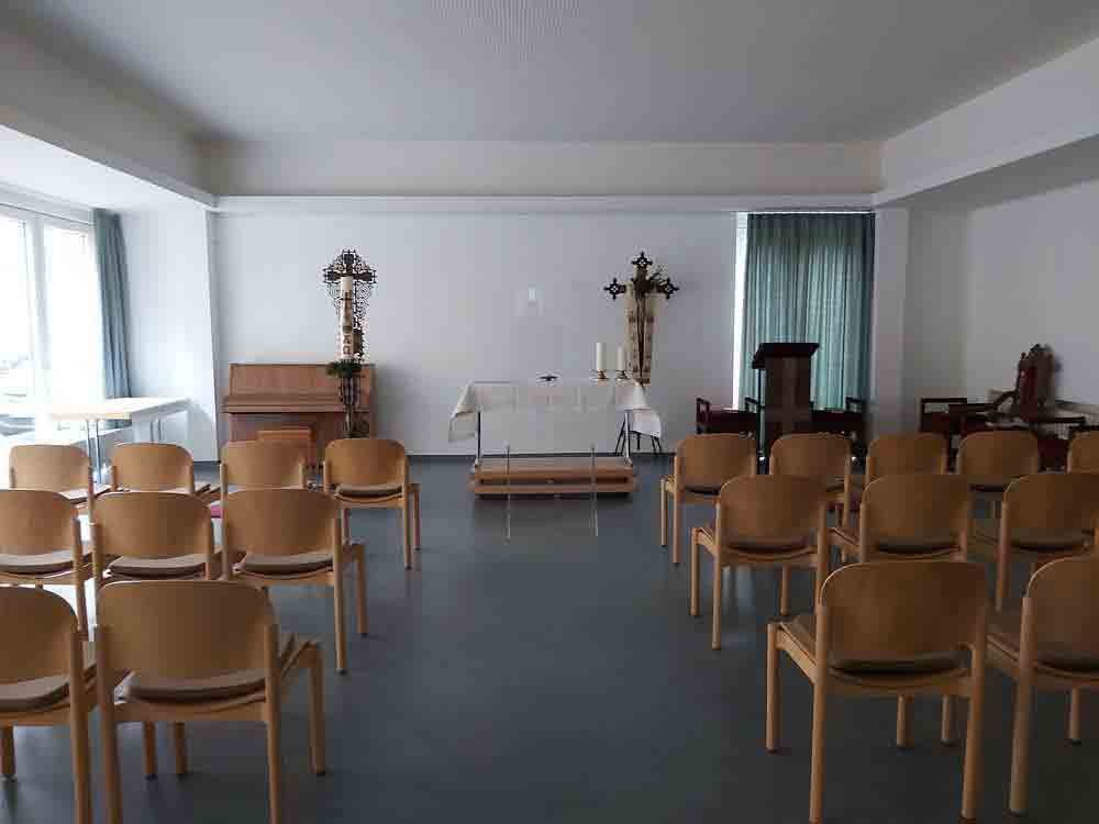 St. Blasius, Pfarrsaal als Kirche (c) privat: Gemeindereferentin Kirsten Pretz